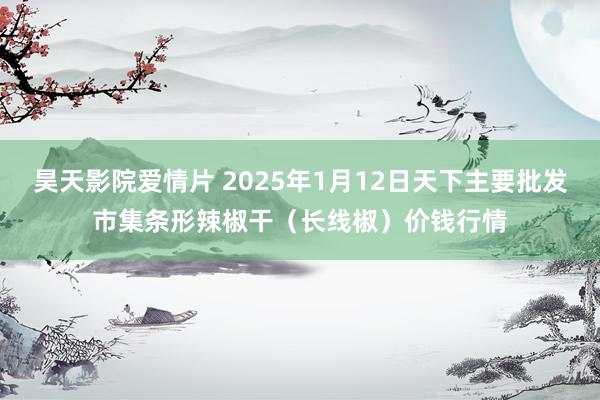 昊天影院爱情片 2025年1月12日天下主要批发市集条形辣椒干（长线椒）价钱行情