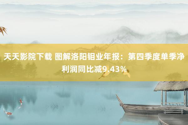 天天影院下载 图解洛阳钼业年报：第四季度单季净利润同比减9.43%