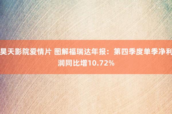 昊天影院爱情片 图解福瑞达年报：第四季度单季净利润同比增10.72%