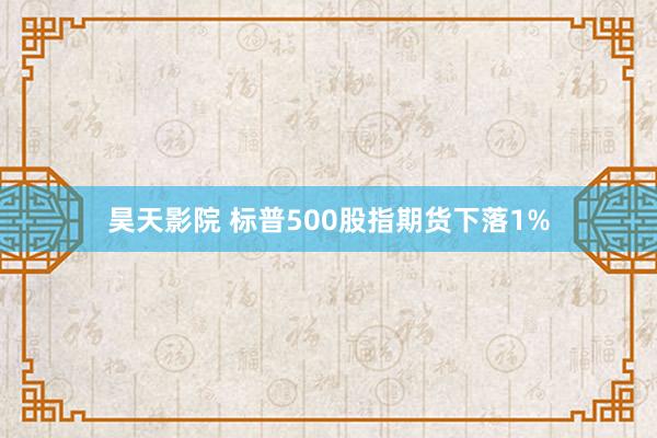 昊天影院 标普500股指期货下落1%
